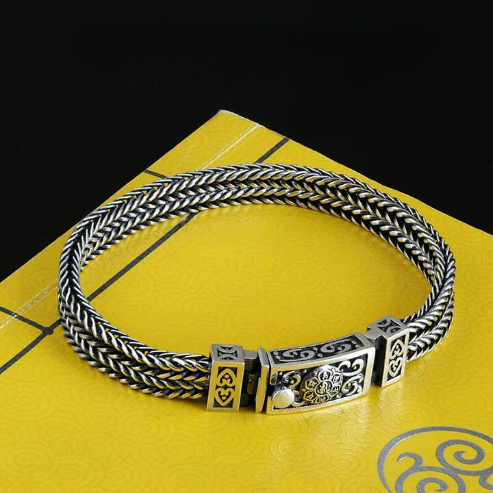 Men Accessories Ring And Bracelet - جديد صف مزدوج ذيل الثعلب ستة