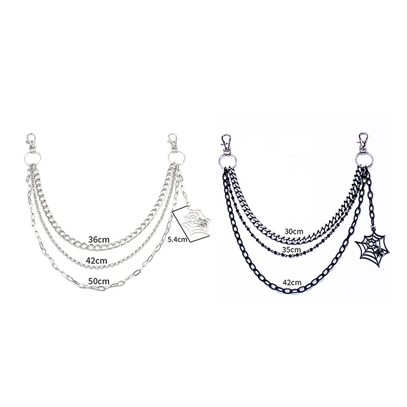 Men'S Accessories Chain - سلسلة بنطلون معدنية عصرية بنمط البانك،