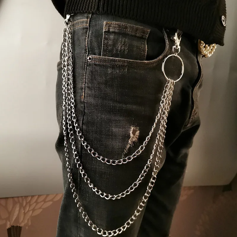 Men'S Accessories Chain - سلسلة حزام معدنية متعددة الطبقات بتصميم