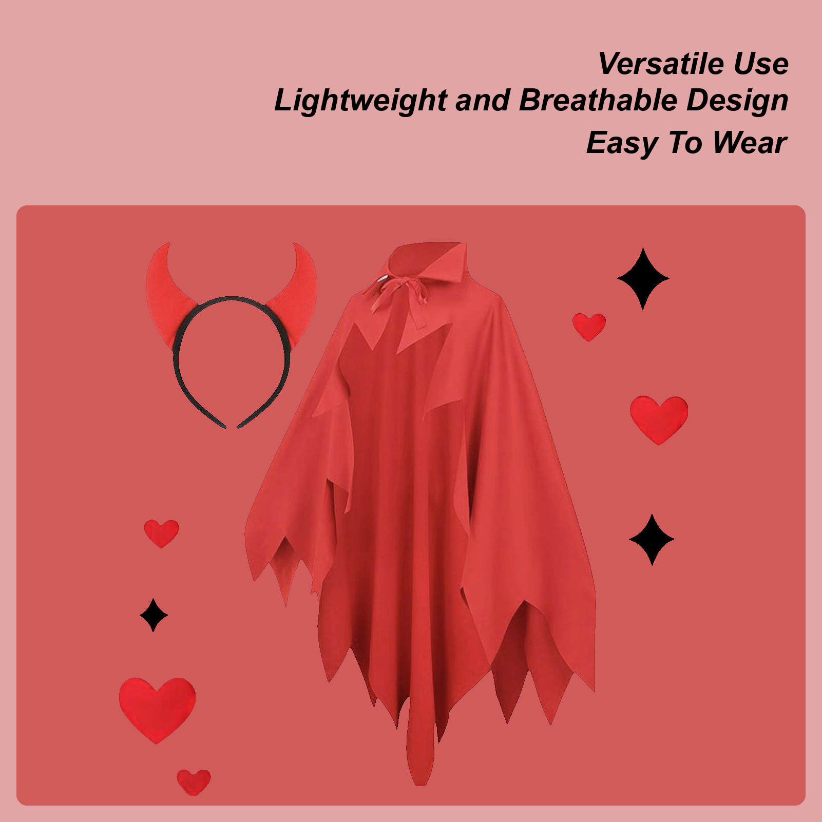 Men'S Vampire Accessories - مصاص دماء كيب مصاص دماء ملابس
