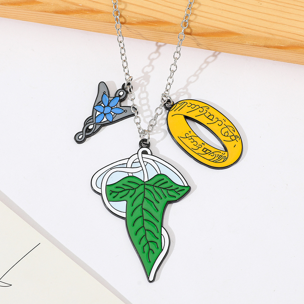 Men'S Accessories And Jewelry - قلادة سيد الخواتم على شكل أوراق