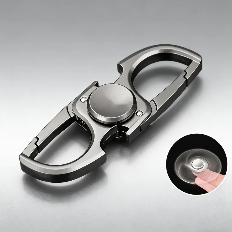 Keychain Multi Tool - لعبة سبينر معدنية للأصابع، أداة متعددة