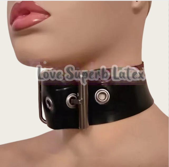 Men'S Accessories Chain - طوق رقبة مطاطي مثير بسمك 0.4