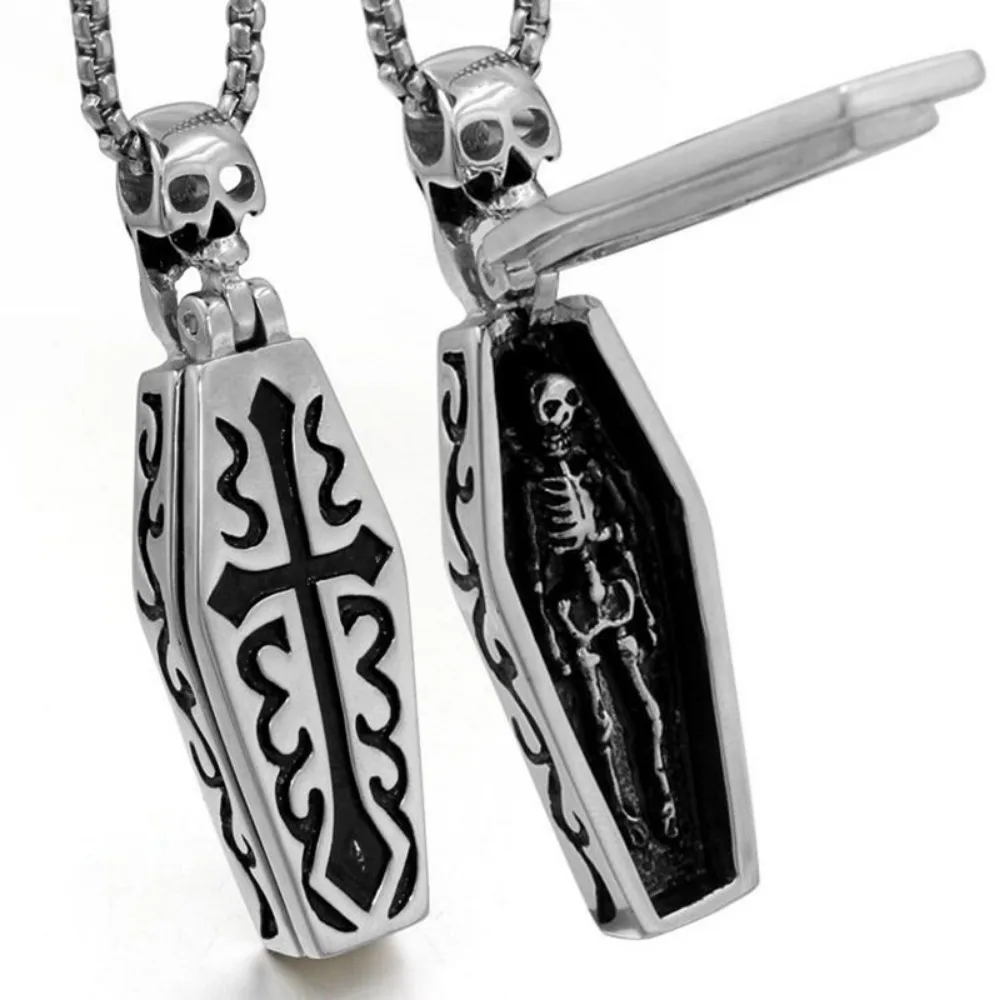 قلادة متدلية شخصية على شكل جمج - مراجعة Men'S Vampire Accessories وسعره