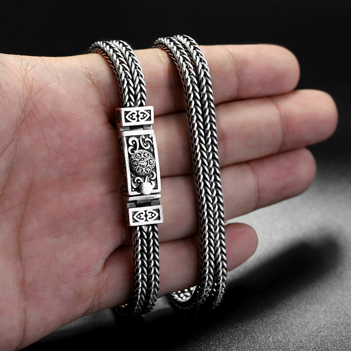 جديد صف مزدوج ذيل الثعلب ستة ت - مراجعة Men Accessories Ring And Bracelet وسعره