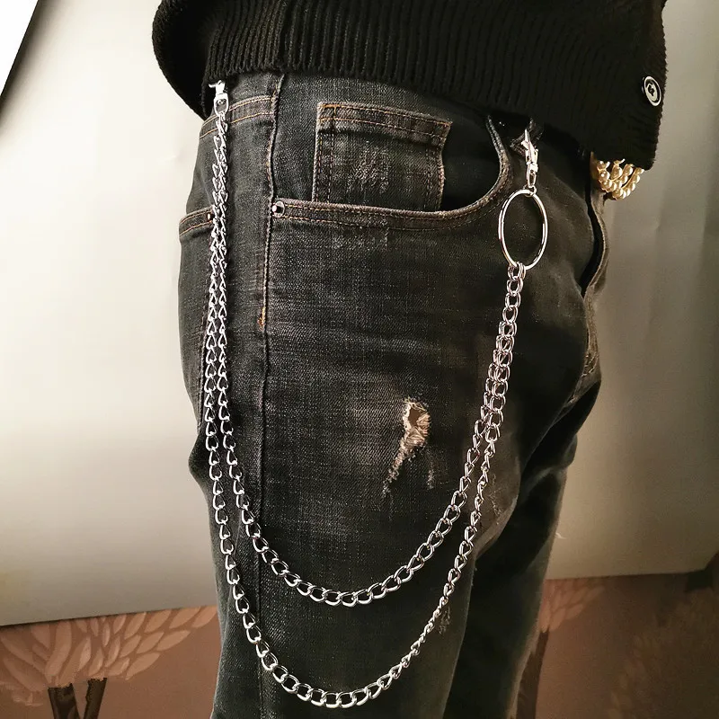 سلسلة حزام معدنية متعددة الطبق - مراجعة Men'S Accessories Chain وسعره