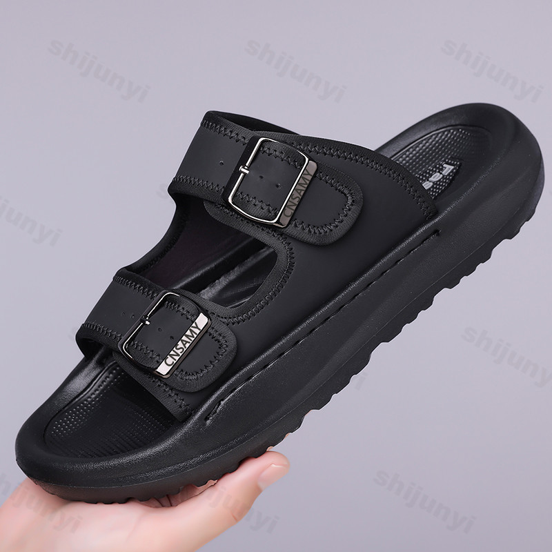 شبشب رجالي 2025 الصيف تنفس في  - مراجعة Men'S Accessories Leather وسعره