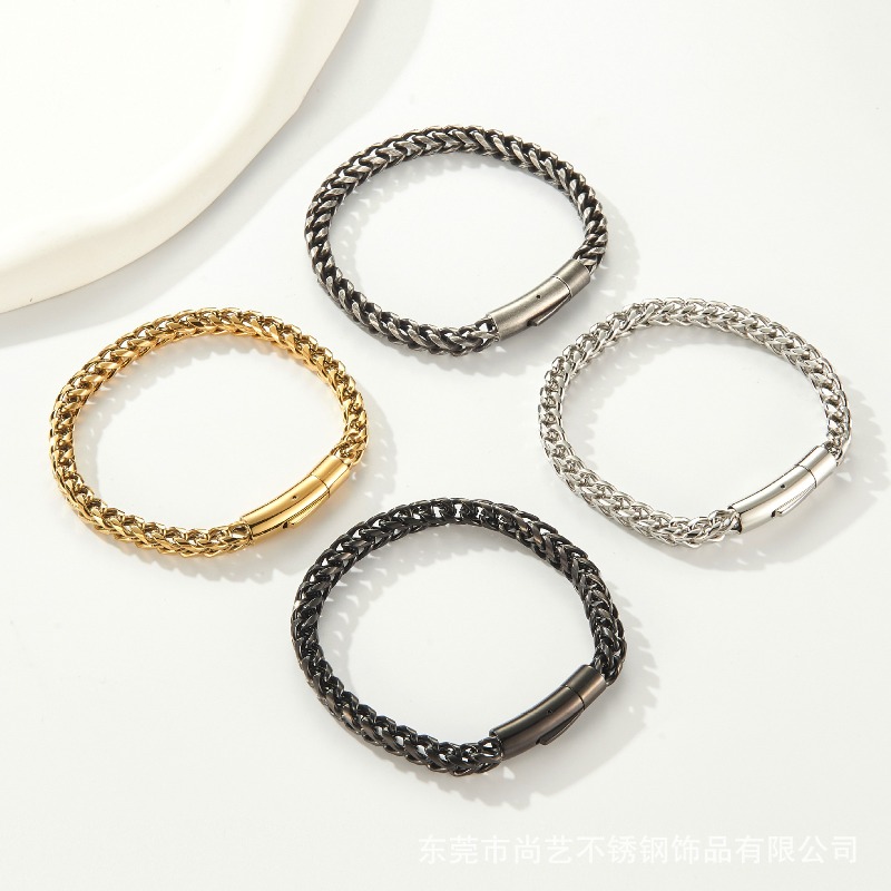 سوار رجالي من التيتانيوم الفاخ - مراجعة Men Accessories Ring And Bracelet وسعره