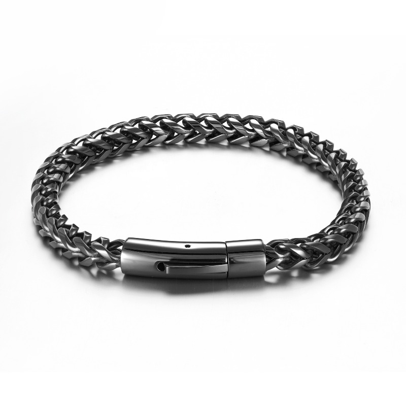 سوار رجالي من التيتانيوم الفاخ - مراجعة Men Accessories Ring And Bracelet وسعره