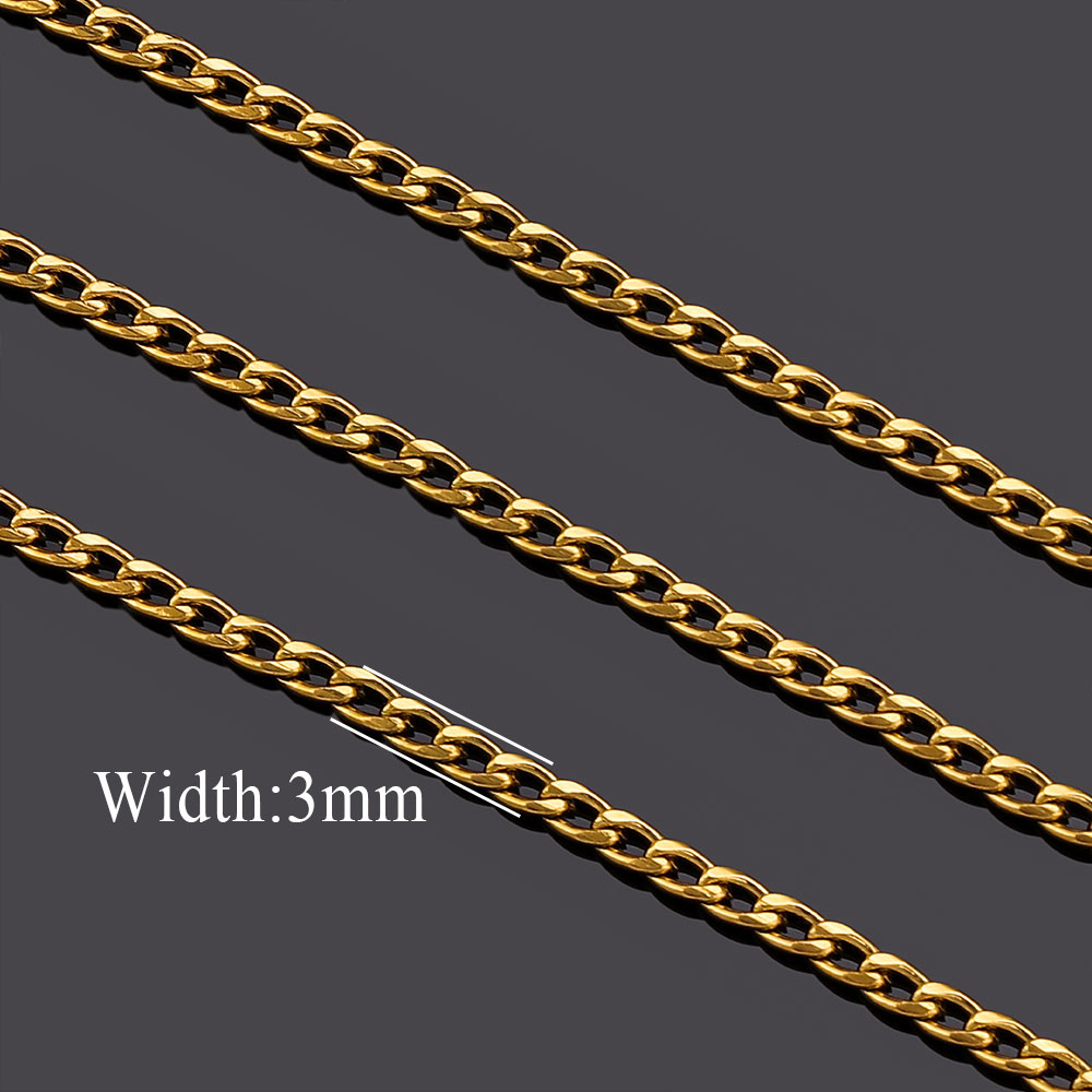 سلاسل طويلة من الفولاذ المقاوم - مراجعة Men'S Accessories Chain وسعره