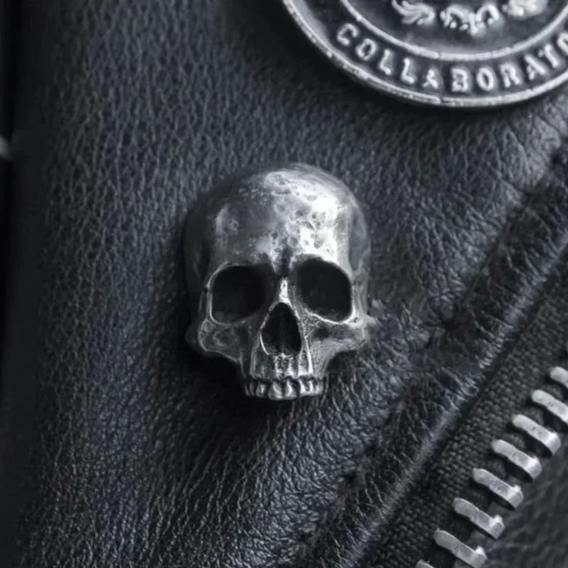 دبوس زينة على شكل جمجمة، تصميم - مراجعة Men'S Accessories High End وسعره