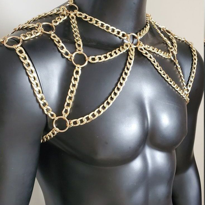 فاسق الرجال الكتف الجسم سلسلة  - مراجعة Men'S Accessories Chain وسعره