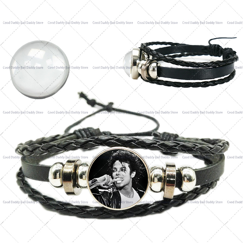 سوار ميشيل جاكسون المنسوج يدوي - مراجعة Men'S Accessories Fashion وسعره