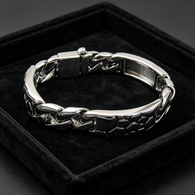 سوار كيلين من الفولاذ المقاوم  - مراجعة Men Accessories Ring And Bracelet وسعره