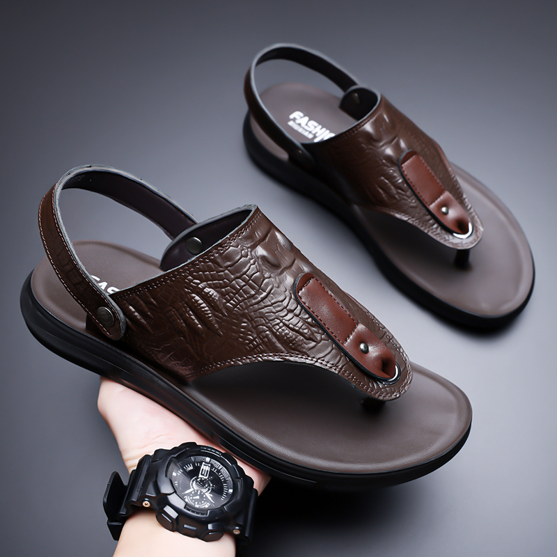الرجال الصنادل الجلدية بولي ال - مراجعة Men'S Accessories Leather وسعره