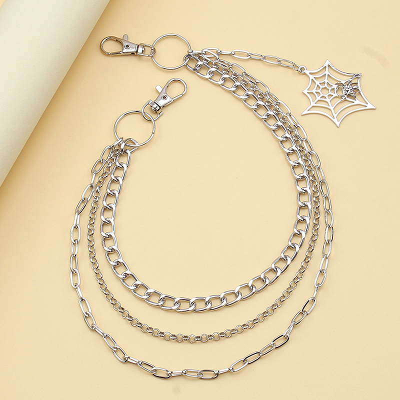 سلسلة سراويل معدنية بانك للرجا - مراجعة Men'S Accessories Chain وسعره