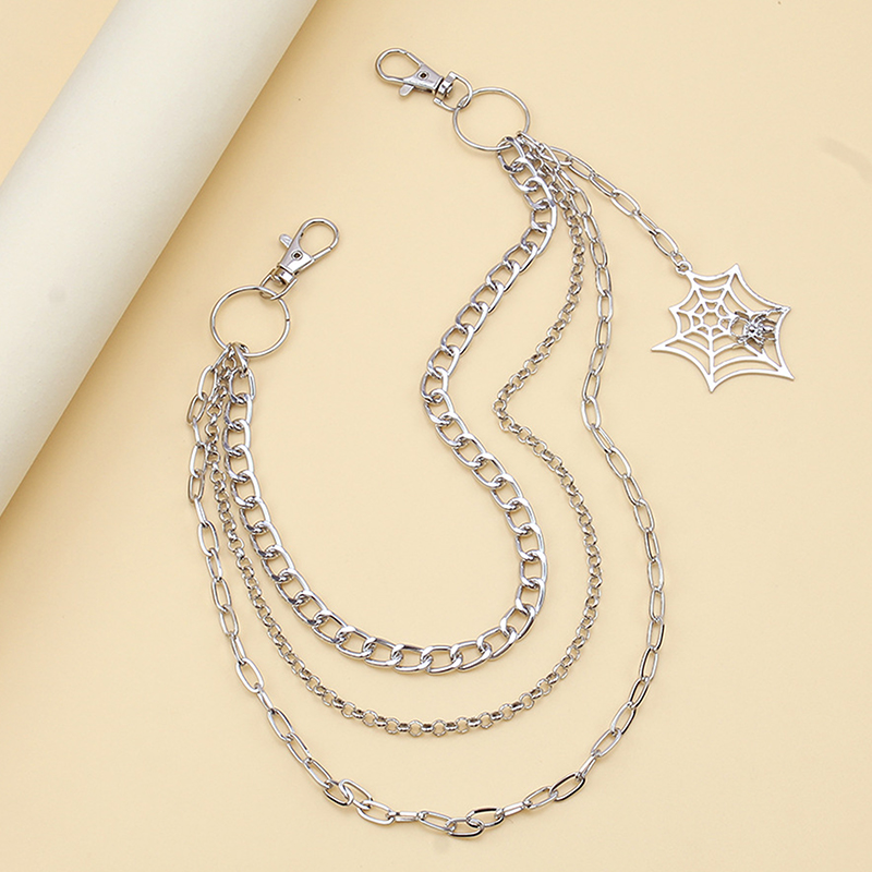 سلسلة سراويل معدنية بانك للرجا - مراجعة Men'S Accessories Chain وسعره