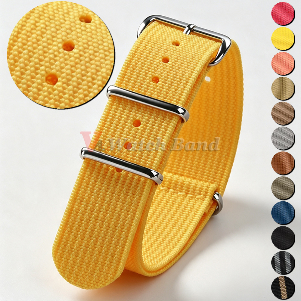 حزام ساعة من النايلون مقاس 18  - مراجعة Men Accessories Ring And Bracelet وسعره