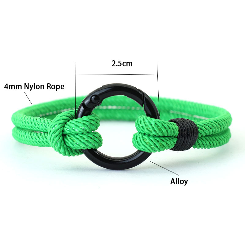 طبقة مزدوجة محظوظ حبل سوار للر - مراجعة Men Accessories Ring And Bracelet وسعره