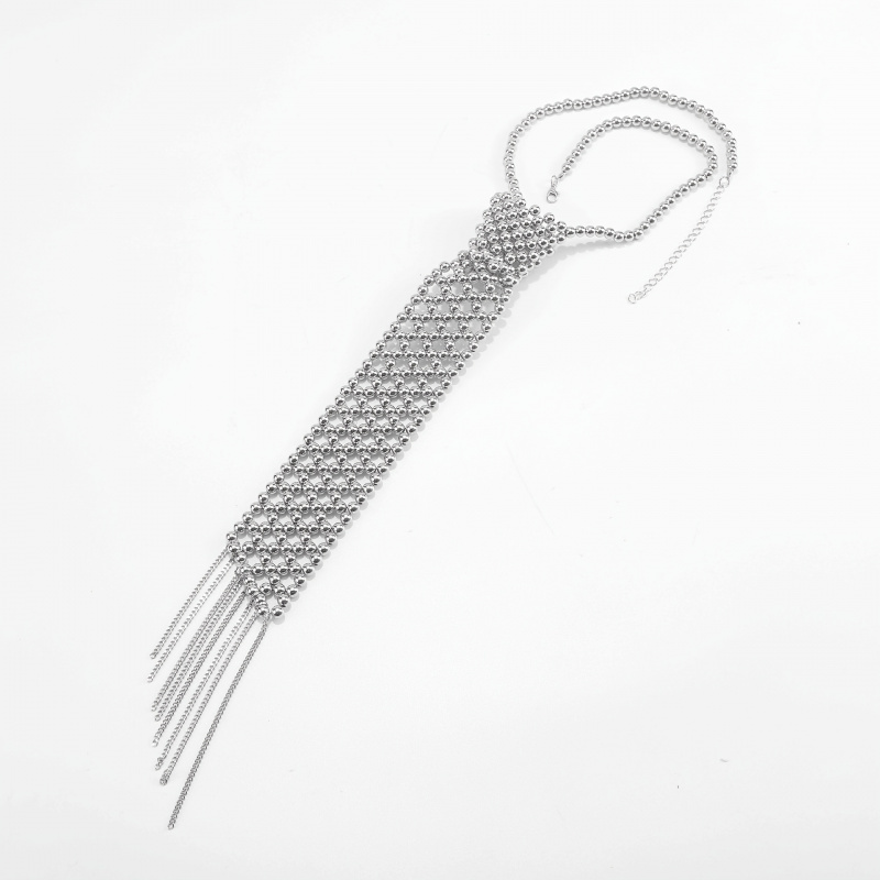 قلادة أنيقة من اللؤلؤ المقلد،  - مراجعة Men'S Accessories High End وسعره